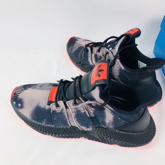 Mens Adidas Prophere Black Solar Red size 10 - Picture 7 of 8